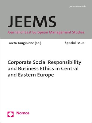 cover image of Corporate Social Responsibility and Business Ethics in the Central and Eastern Europe
